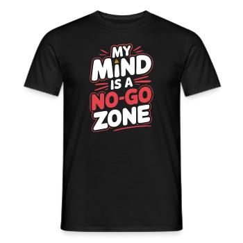 Conspiration de contrôle mental Mk-Ultra et gouvernement - T-shirt homme - noir - Devant - AI Model Male 178 light (178cm)