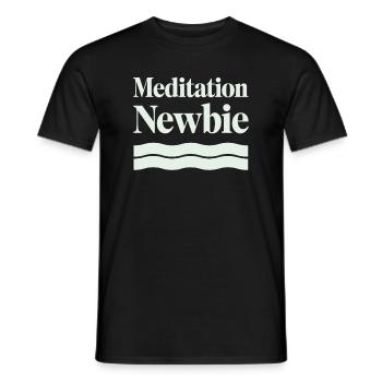 Calm Mind, Meditation Practice and Spiritual - Men's T-Shirt - black - Front - AI Model Male 178 light (178cm)