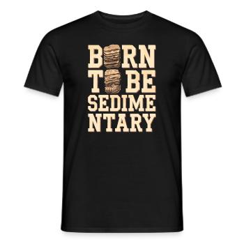 Passionné de collecte de géologie et de - T-shirt homme - noir - Devant - AI Model Male 178 light (178cm)