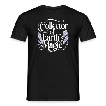 Passionné de collecte de géologie et de - T-shirt homme - noir - Devant - AI Model Male 178 light (178cm)