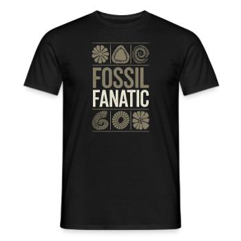 Passionné de collecte de géologie et de - T-shirt homme - noir - Devant - AI Model Male 178 light (178cm)
