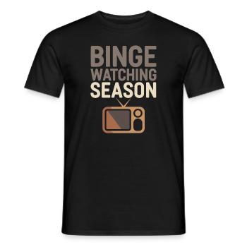 Winter Cozy Culture Warme Decken Hot Cocoa - Männer T-Shirt - Schwarz - Vorne - AI Model Male 178 light (178cm)