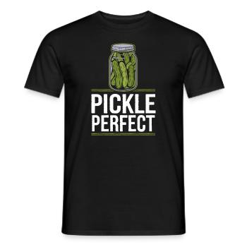 Preserving homemade food - Men's T-Shirt - black - Front - AI Model Male 178 light (178cm)