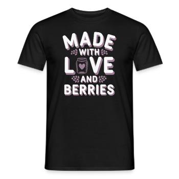Preserving homemade food - Men's T-Shirt - black - Front - AI Model Male 178 light (178cm)