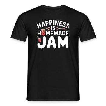 Preserving homemade food - Men's T-Shirt - black - Front - AI Model Male 178 light (178cm)