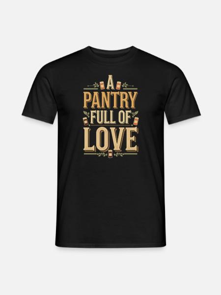 Conservation des aliments faits maison - T-shirt homme - noir