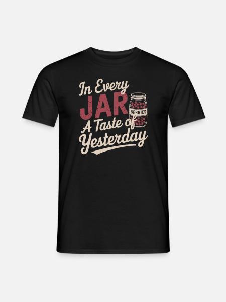 Conservation des aliments faits maison - T-shirt homme - noir