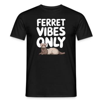 Propriétaire de furet, Amateur de furets, Bonbons - T-shirt homme - noir - Devant - AI Model Male 178 light (178cm)