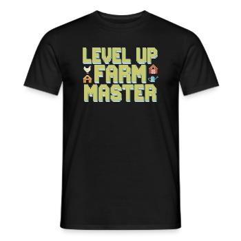 Farming Simulator Virtual Farming Game Fan Farm - Männer T-Shirt - Schwarz - Vorne - AI Model Male 178 light (178cm)