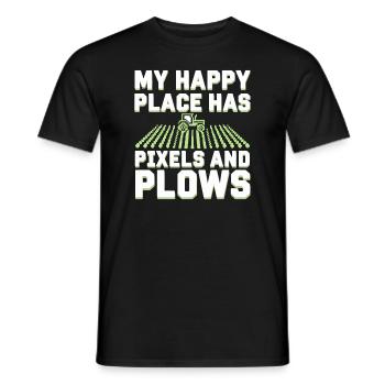 Farming Simulator Virtual Farming Game Fan Farm - Männer T-Shirt - Schwarz - Vorne - AI Model Male 178 light (178cm)