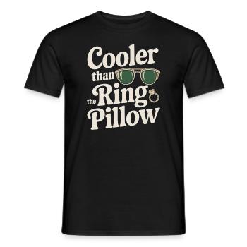 Bague Dude Cérémonie de mariage Bague Guy - T-shirt homme - noir - Devant - AI Model Male 178 light (178cm)