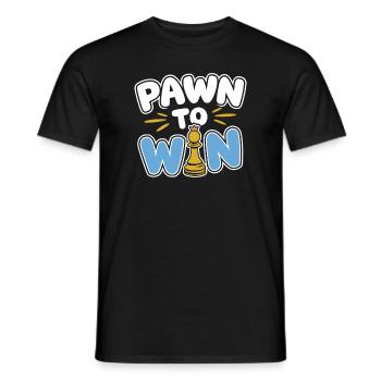 Schach-humor-liebhaber Lustige Schachmatt- Und - Männer T-Shirt - Schwarz - Vorne - AI Model Male 178 light (178cm)