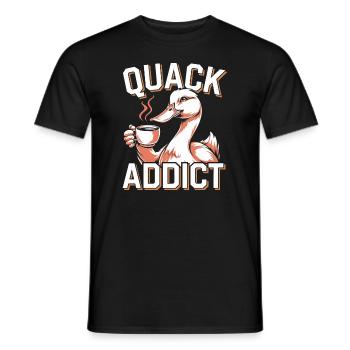 propriétaires de canards domestiques, amoureux des canards, - T-shirt homme - noir - Devant - AI Model Male 178 light (178cm)