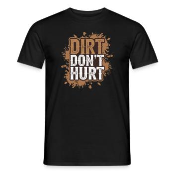Des trails de course pour les amateurs de trail running - T-shirt homme - noir - Devant - AI Model Male 178 light (178cm)