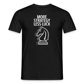 Chess Revival Movement Chess Lover Strategic - Men's T-Shirt - black - Front - AI Model Male 178 light (178cm)
