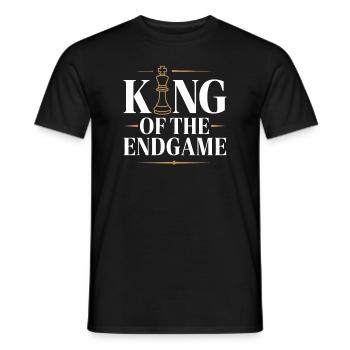 Chess Revival Movement Chess Lover Strategic - Men's T-Shirt - black - Front - AI Model Male 178 light (178cm)