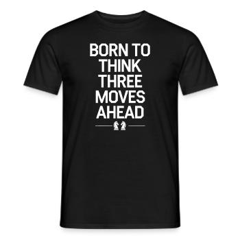 Chess Revival Movement Chess Lover Strategic - Men's T-Shirt - black - Front - AI Model Male 178 light (178cm)