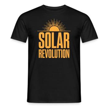 Solar Power Renewable Energy Sustainable Living - Männer T-Shirt - Schwarz - Vorne - AI Model Male 178 light (178cm)
