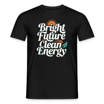 Solar Power Renewable Energy Sustainable Living - Männer T-Shirt - Schwarz - Vorne - AI Model Male 178 light (178cm)