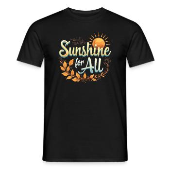 Solar Power Renewable Energy Sustainable Living - Männer T-Shirt - Schwarz - Vorne - AI Model Male 178 light (178cm)