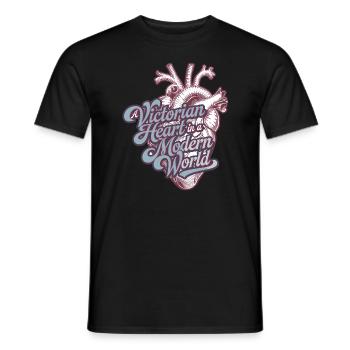 Geschichtsfächer Aus Der Viktorianischen Zeit, - Männer T-Shirt - Schwarz - Vorne - AI Model Male 178 light (178cm)