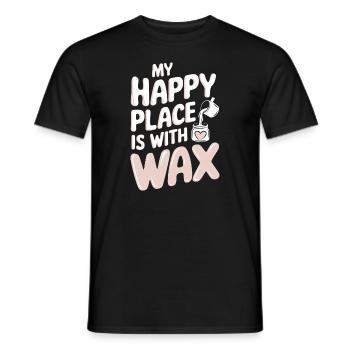 Handmade, creative candles to make yourself - Men's T-Shirt - black - Front - AI Model Male 178 light (178cm)