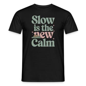 Turtle care for owners of - Men's T-Shirt - black - Front - AI Model Male 178 light (178cm)