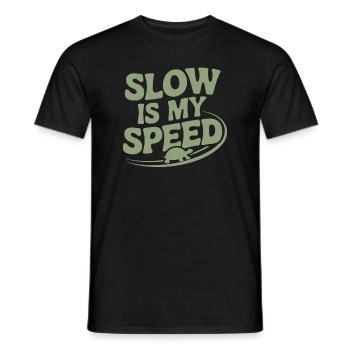 Turtle care for owners of - Men's T-Shirt - black - Front - AI Model Male 178 light (178cm)