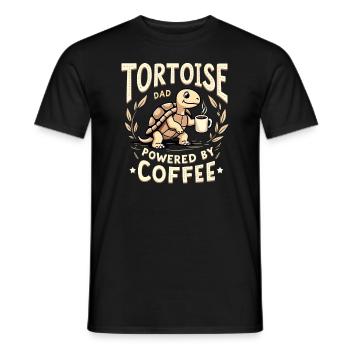 Turtle care for owners of - Men's T-Shirt - black - Front - AI Model Male 178 light (178cm)