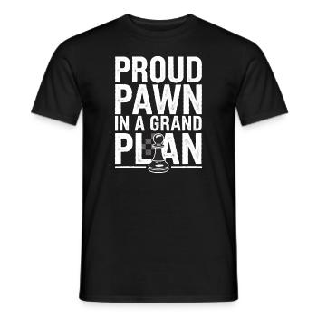 Schach-humor-liebhaber Lustige Schachmatt- Und - Männer T-Shirt - Schwarz - Vorne - AI Model Male 178 light (178cm)