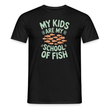 Angler-mama, Stolze Anglerin Und Outdoor-fischer - Männer T-Shirt - Schwarz - Vorne - AI Model Male 178 light (178cm)