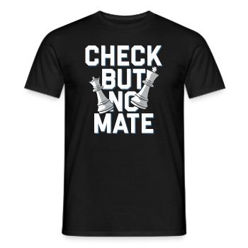 Chess Revival Movement Chess Lover Strategic - Men's T-Shirt - black - Front - AI Model Male 178 light (178cm)