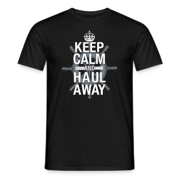 Sailors Sea Shanty Singing Ship Adventures - Men's T-Shirt - black - Front - AI Model Male 178 light (178cm)