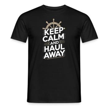 Sailors Sea Shanty Singing Ship Adventures - Men's T-Shirt - black - Front - AI Model Male 178 light (178cm)