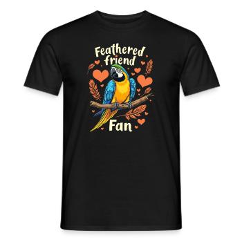 Parrot Owner Parrot Life And Exotic - Men's T-Shirt - black - Front - AI Model Male 178 light (178cm)