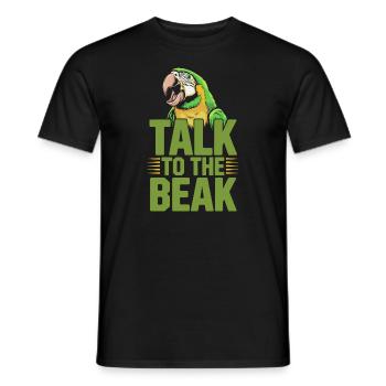 Propriétaire de perroquet Parrot Life et exotique - T-shirt homme - noir - Devant - AI Model Male 178 light (178cm)