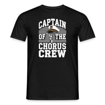 Sailors Sea Shanty Singing Ship Adventures - Men's T-Shirt - black - Front - AI Model Male 178 light (178cm)