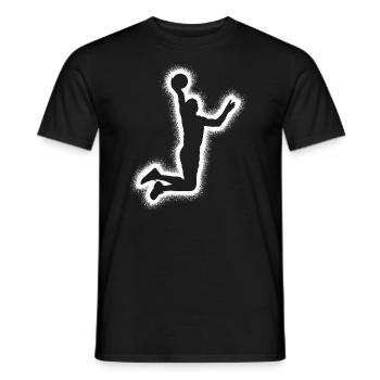 Joueurs de basket-ball Bball Garçons Enfants Basketball - T-shirt homme - noir - Devant - AI Model Male 178 light (178cm)