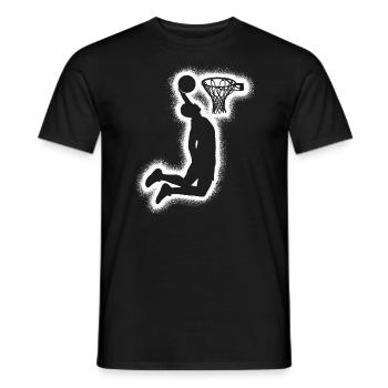 Basketteurs Bball Enfants Garçons Basketball Hommes - T-shirt homme - noir - Devant - AI Model Male 178 light (178cm)