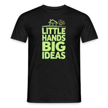 Bricolage avec des enfants, projets de bricolage et drôles - T-shirt homme - noir - Devant - AI Model Male 178 light (178cm)