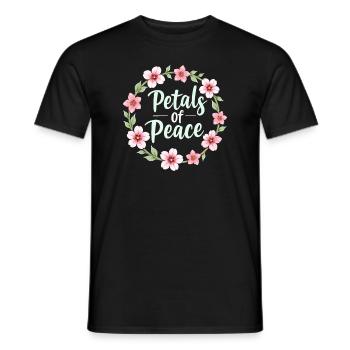 Passionné de fleurs de cerisier Sakura Lovers Printemps - T-shirt homme - noir - Devant - AI Model Male 178 light (178cm)