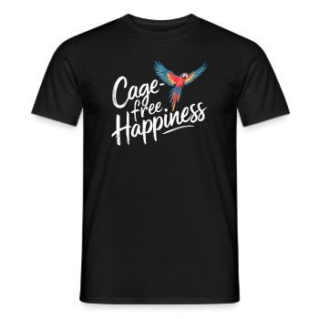Propriétaire de perroquet Parrot Life et exotique - T-shirt homme - noir - Devant - AI Model Male 178 light (178cm)