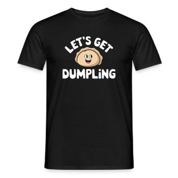 Dim-sum-liebhaber Chinesischer Küche Und Knödel - Männer T-Shirt - Schwarz - Vorne - AI Model Male 178 light (178cm)