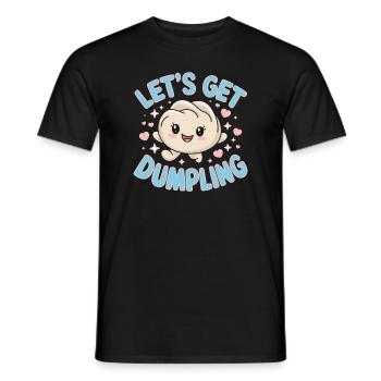 Dim-sum-liebhaber Chinesischer Küche Und Knödel - Männer T-Shirt - Schwarz - Vorne - AI Model Male 178 light (178cm)