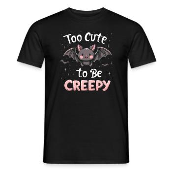 Cozy, Horror, Aesthetics, Spooky, Cozy - Men's T-Shirt - black - Front - AI Model Male 178 light (178cm)