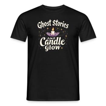 Cozy, Horror, Aesthetics, Spooky, Cozy - Men's T-Shirt - black - Front - AI Model Male 178 light (178cm)
