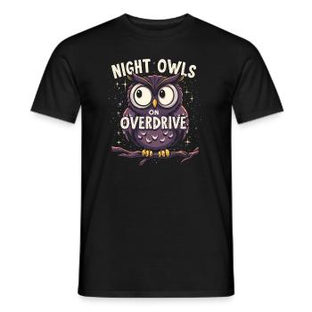 Funktioneller Sarkasmus-morgen Für Nachteulen - Männer T-Shirt - Schwarz - Vorne - AI Model Male 178 light (178cm)