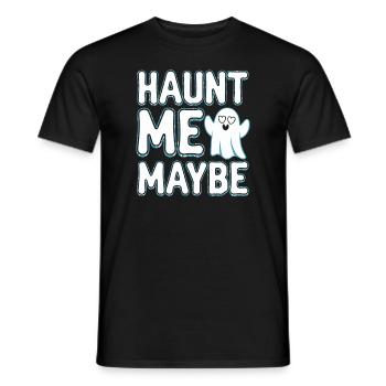 Paranormal Comedy Funny Ghost Humor Lighthearted - Men's T-Shirt - black - Front - AI Model Male 178 light (178cm)