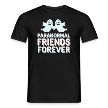 Paranormal Comedy Funny Ghost Humor Lighthearted - Men's T-Shirt - black - Front - AI Model Male 178 light (178cm)