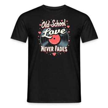 Romantische Nostalgie Vintage Romance Classic Love - Männer T-Shirt - Schwarz - Vorne - AI Model Male 178 light (178cm)